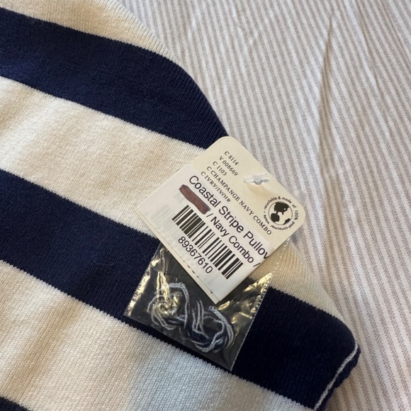 Free People Coastal Stripe Pullover - Brand new w/tags - Picture 2 of 6